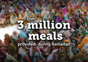 Over three million meals provided during Ramadan