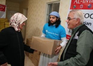 Winter supplies distribution to Syrian refugees &ndash; Day 1